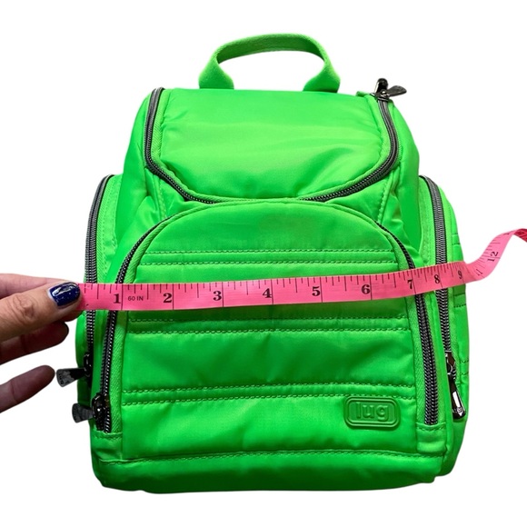 Lug Caddy Travel Makeup Hanging Bag Organizer Neon Green - Picture 13 of 14